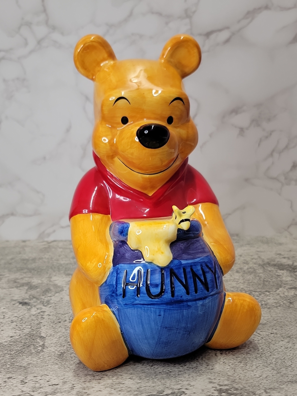 Vintage Giant Winnie the pooh ceramic piggy bank